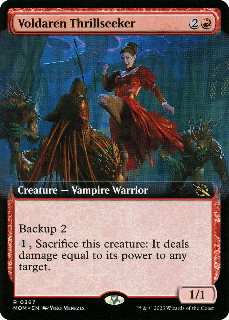 Voldaren Thrillseeker (Extended Art) (367) - March of the Machine Foil