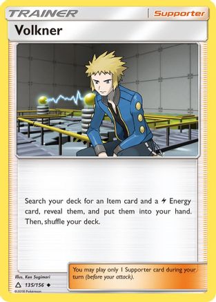 Volkner (135) Reverse Holofoil - Ultra Prism
