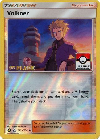 Volkner (League Challenge) [1st Place] (135a) Reverse Holofoil - League & Championship Cards