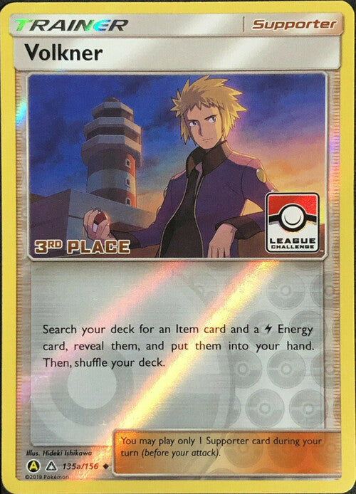 Volkner (League Challenge) [3rd Place] (135a) Reverse Holofoil - Ultra Prism