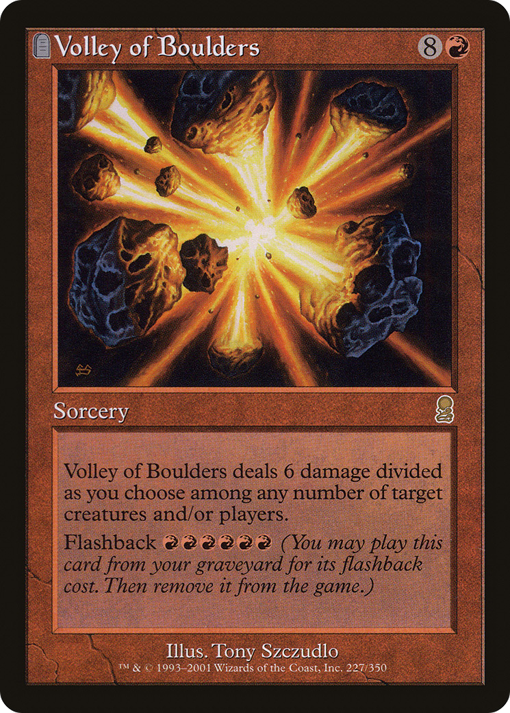 Volley of Boulders (227) Foil - Odyssey