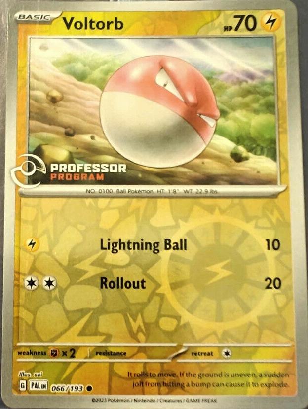 Voltorb (66) Reverse Holofoil - Professor Program Promos