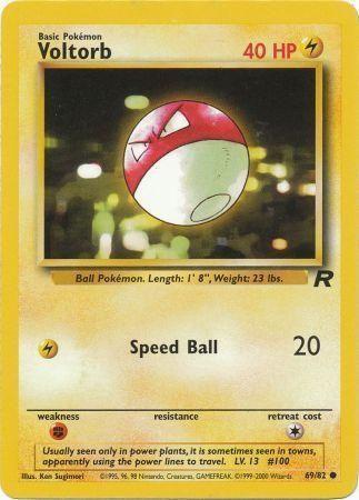 Voltorb (69) (Unlimited) - Team Rocket