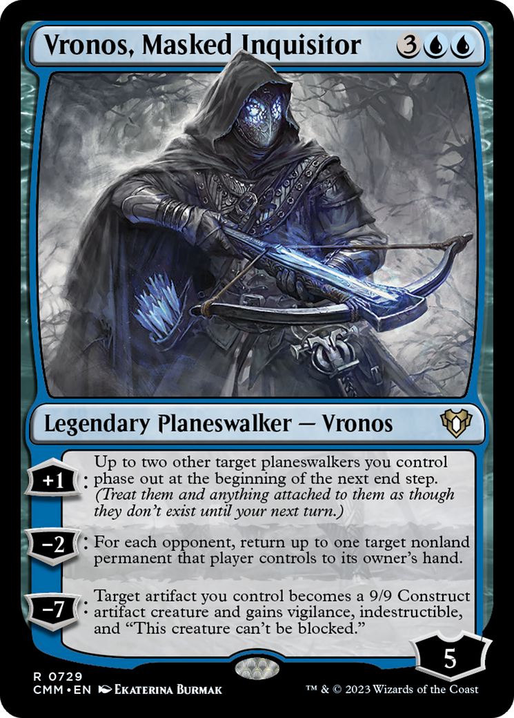 Vronos, Masked Inquisitor (729) - Commander Masters