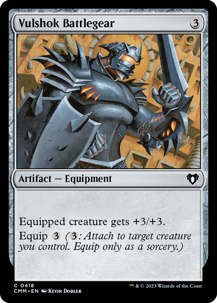 Vulshok Battlegear (418) - Commander Masters