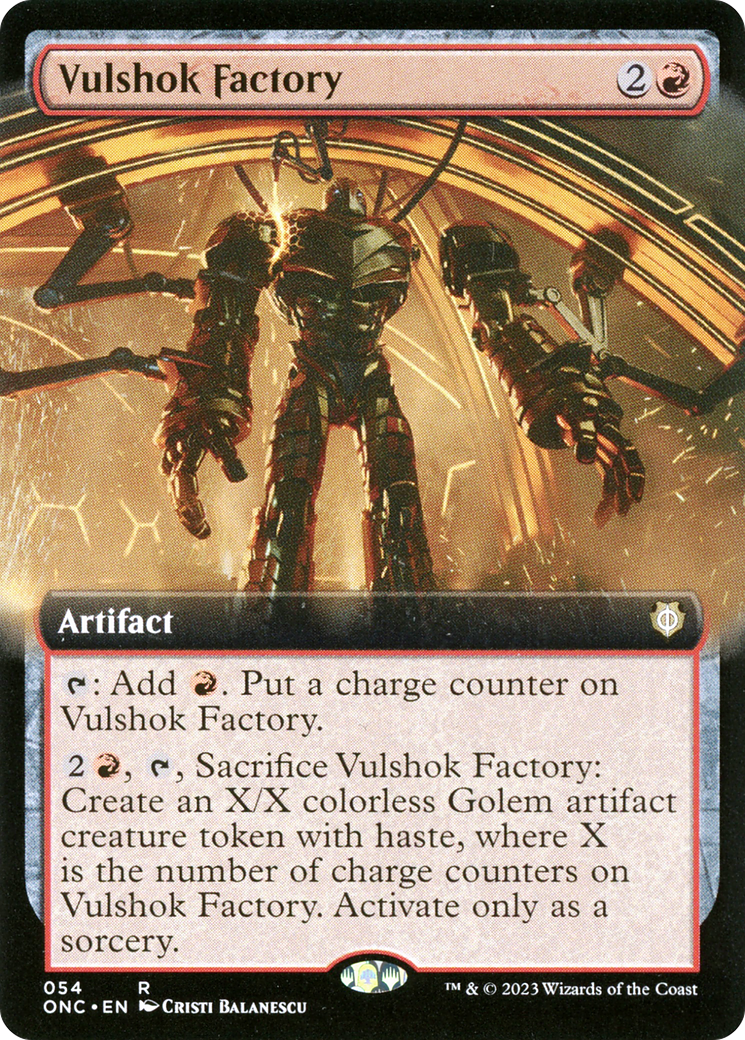 Vulshok Factory (Extended Art) (054) - Phyrexia: All Will Be One Commander Foil