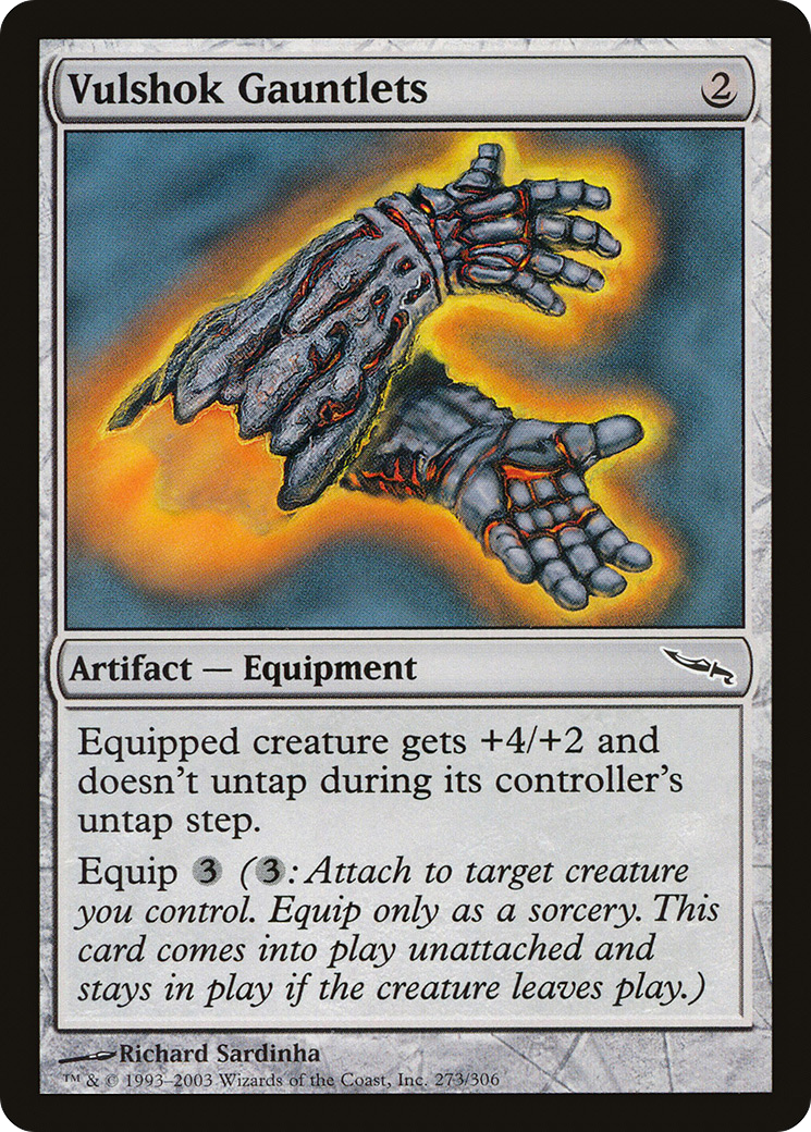 Vulshok Gauntlets (273) Foil - Mirrodin