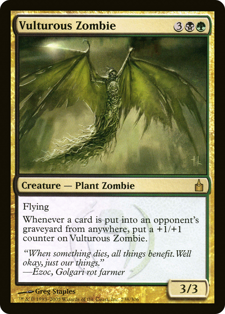 Vulturous Zombie (238) Foil - Ravnica: City of Guilds
