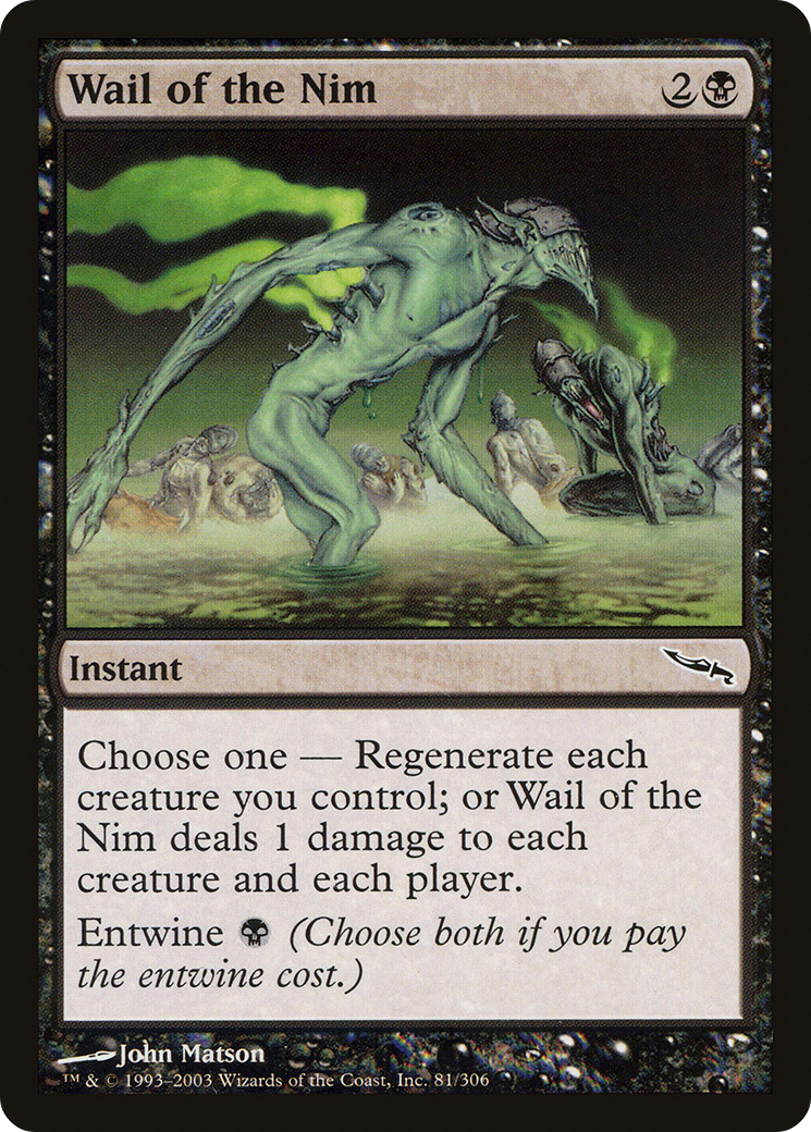 Wail of the Nim (081) Foil - Mirrodin