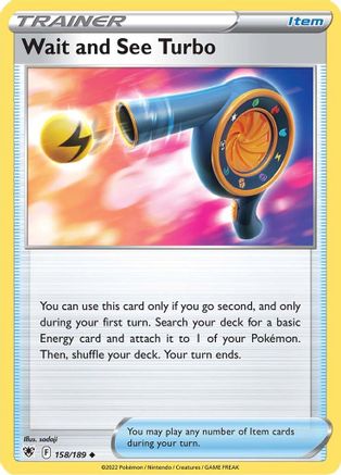 Wait and See Turbo (158) Reverse Holofoil - Astral Radiance