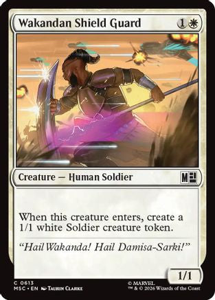 Wakandan Shield Guard (613) - Commander: Marvel Super Heroes