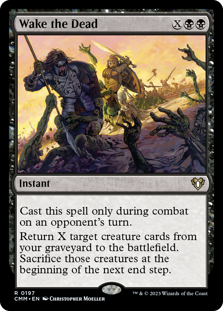 Wake the Dead (197) Foil - Commander Masters