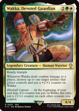 Wakka, Devoted Guardian (097) - Commander: FINAL FANTASY