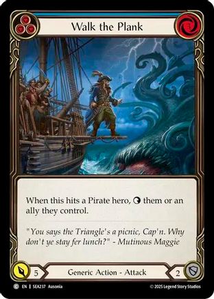 Walk the Plank (Blue) (SEA237) - High Seas