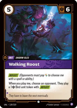 Walking Roost (130) Foil - Unleashed
