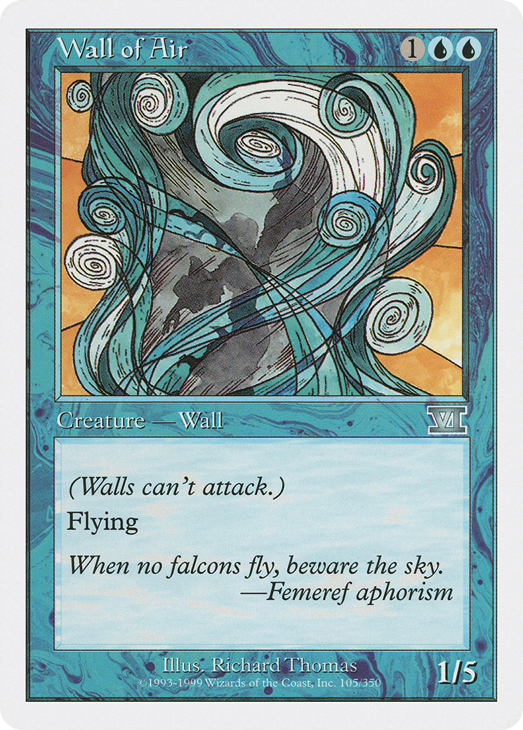 Wall of Air (105) - Classic Sixth Edition