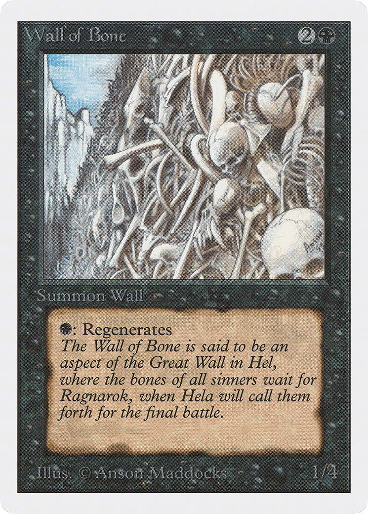 Wall of Bone - Unlimited Edition