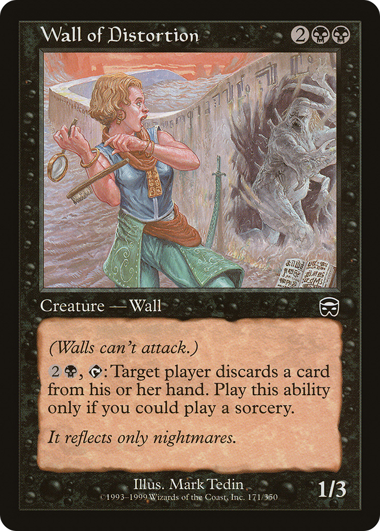 Wall of Distortion (171) Foil - Mercadian Masques