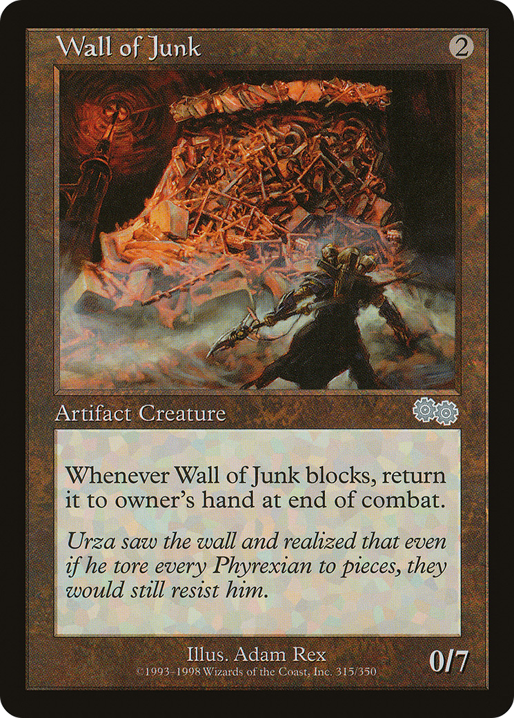 Wall of Junk (315) - Urza's Saga