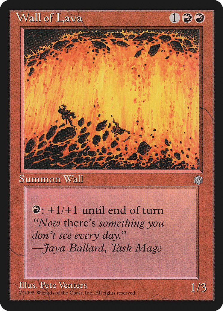 Wall of Lava - Ice Age