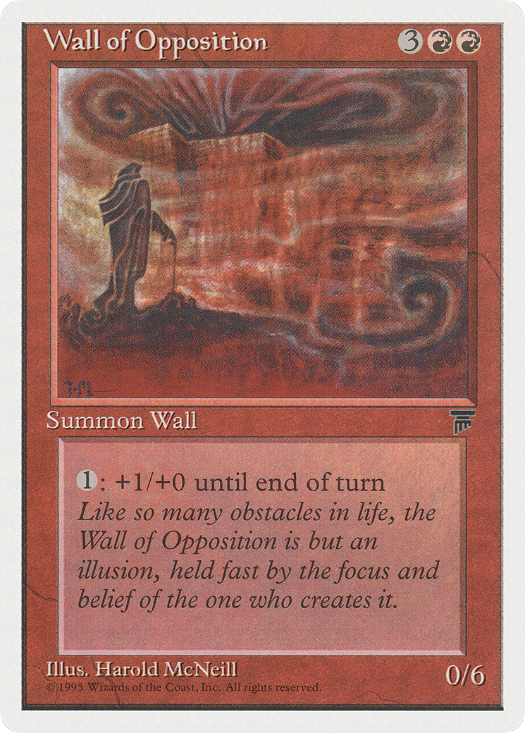 Wall of Opposition - Chronicles