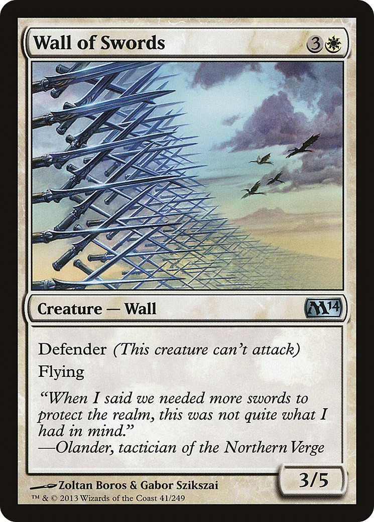 Wall of Swords (041) Foil - Magic 2014