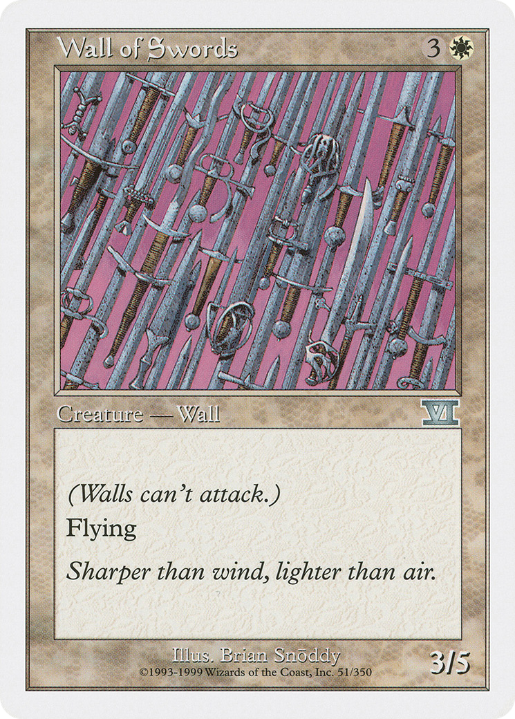 Wall of Swords (051) - Classic Sixth Edition