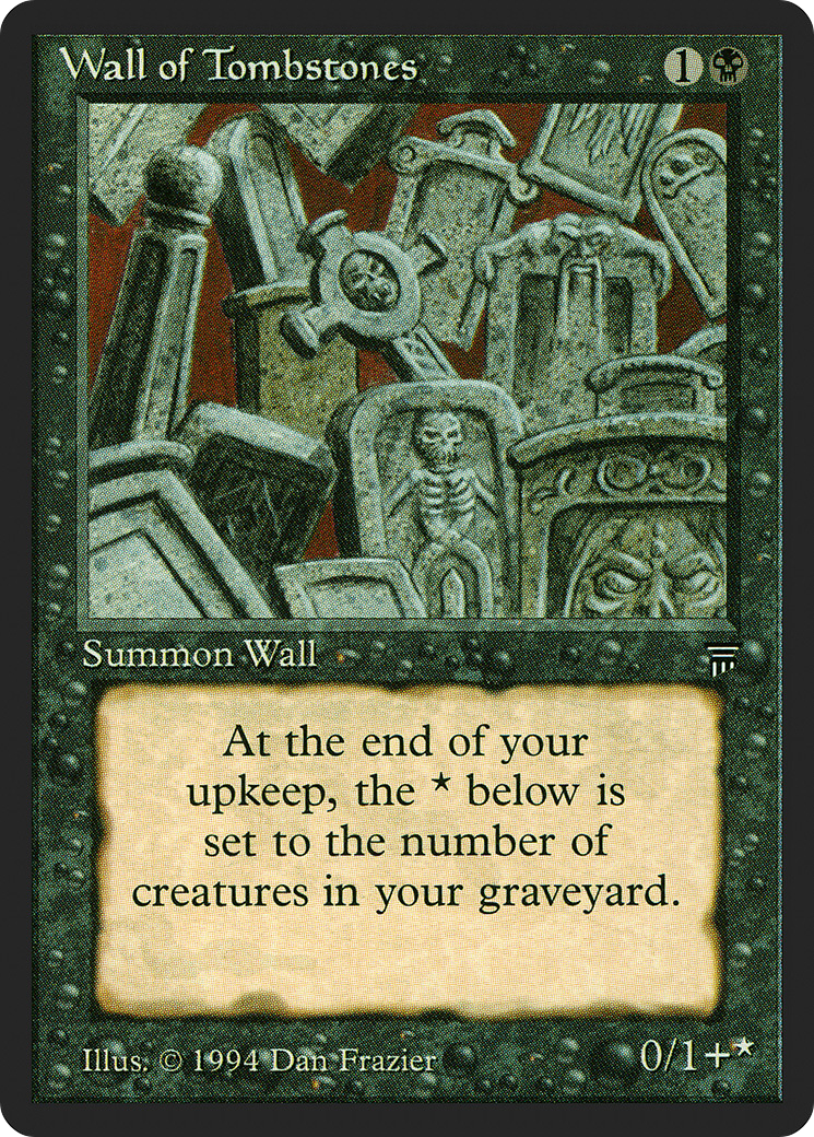 Wall of Tombstones - Legends