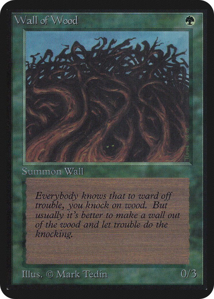 Wall of Wood - Limited Edition Alpha
