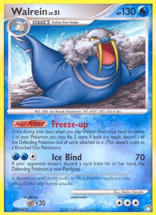 Walrein (39) Reverse Holofoil - Mysterious Treasures