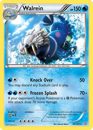 Walrein (48) Reverse Holofoil - Primal Clash
