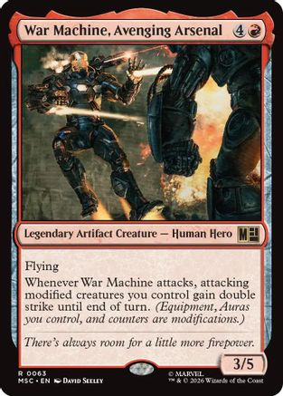War Machine, Avenging Arsenal (063) - Commander: Marvel Super Heroes
