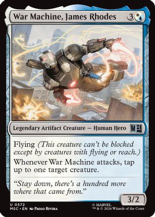 War Machine, James Rhodes (572) - Marvel Super Heroes