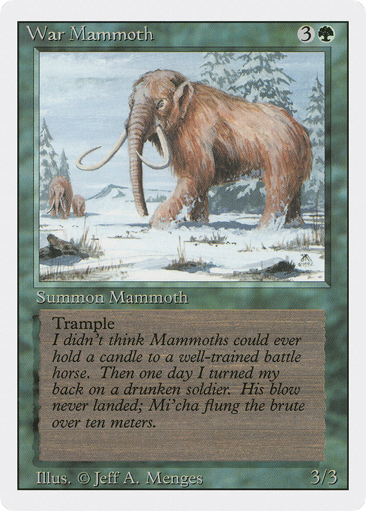 War Mammoth - Revised Edition