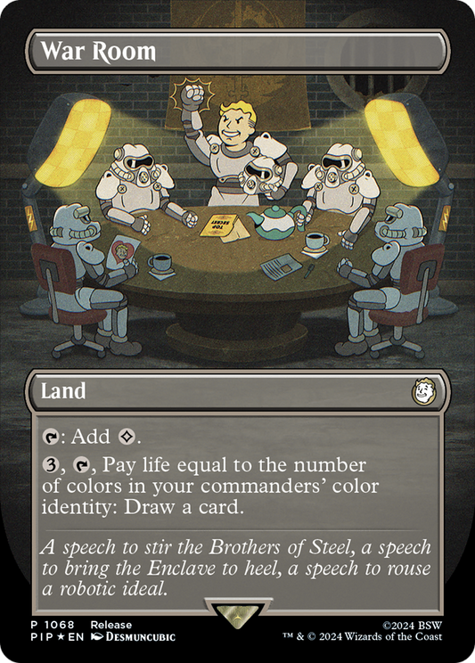 War Room (Borderless) (1068) Foil - Fallout
