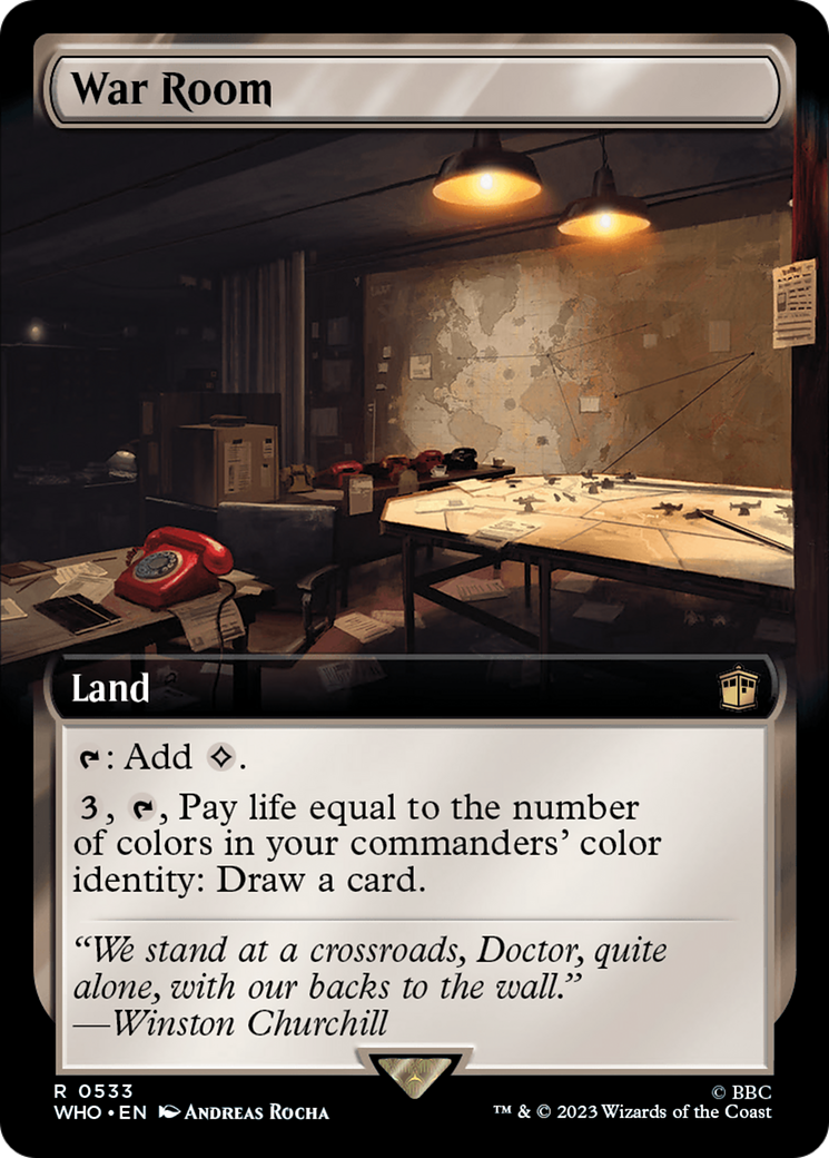 War Room (Extended Art) (533) Foil - Doctor Who