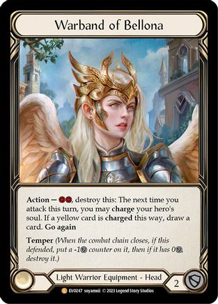 Warband of Bellona (EVO247) Rainbow Foil - Bright Lights