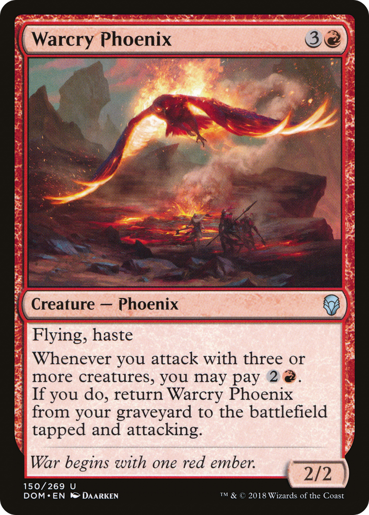 Warcry Phoenix (150) - Dominaria Foil