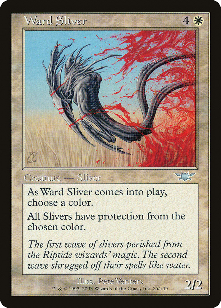 Ward Sliver (025) Foil - Legions