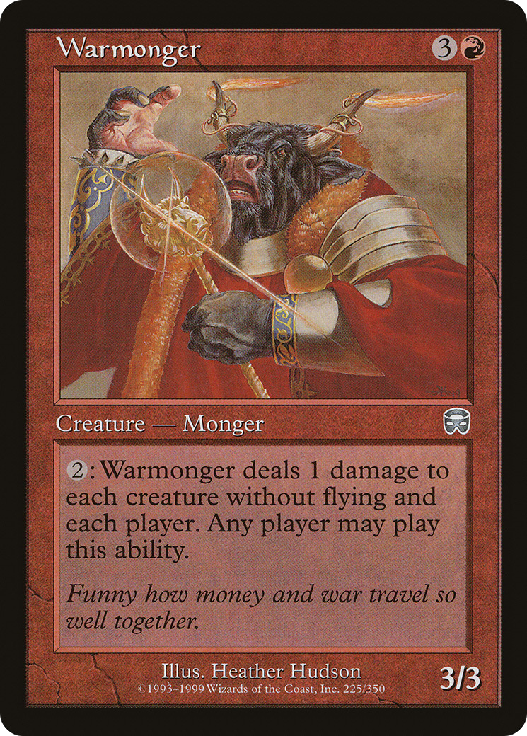 Warmonger (225) Foil - Mercadian Masques