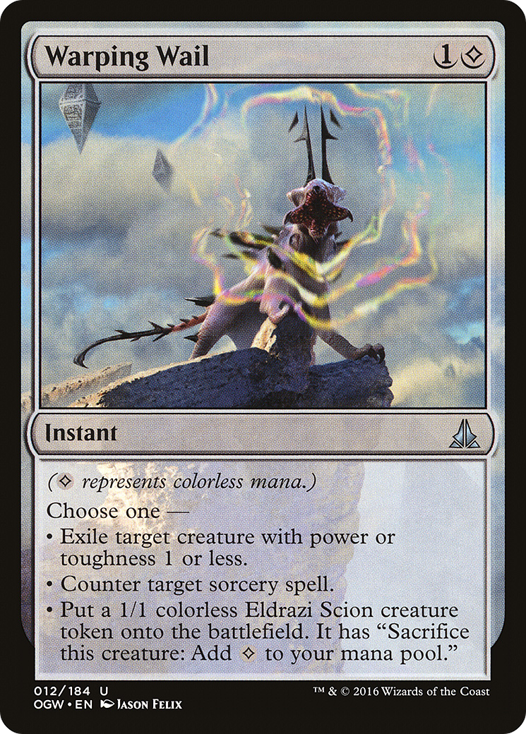 Warping Wail (012) Foil - Oath of the Gatewatch