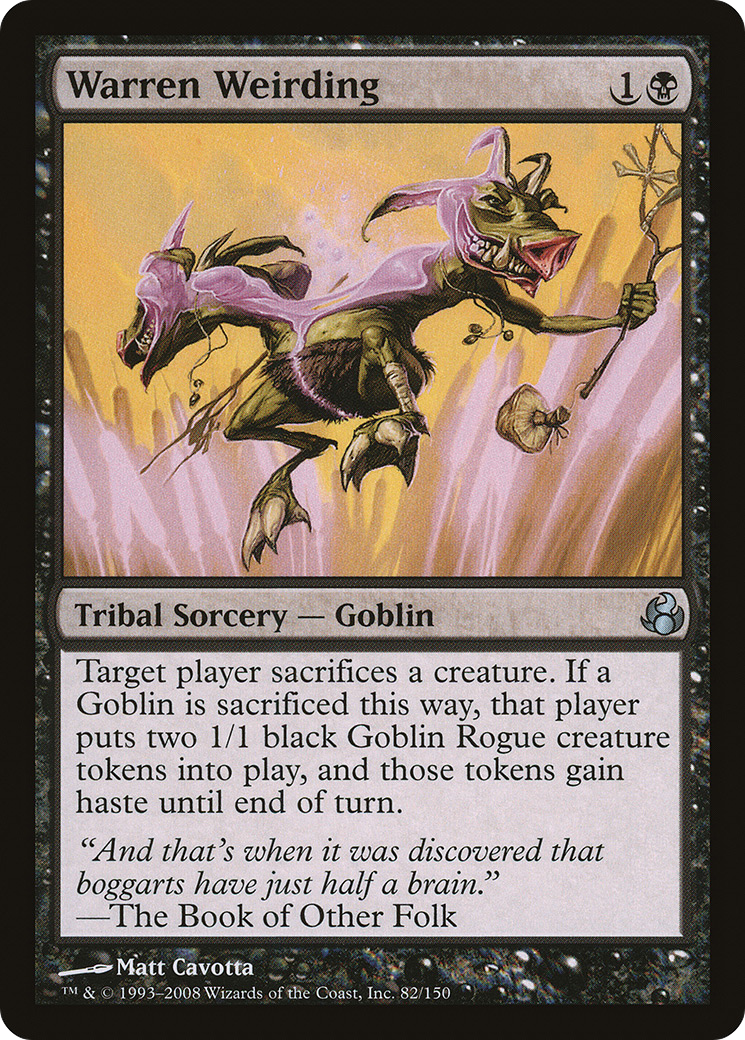 Warren Weirding (082) Foil - Morningtide