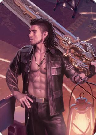 Warrior's Resolve Scene (024s) Gold-Stamped - Art Series: FINAL FANTASY