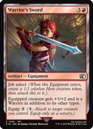 Warrior's Sword (169) Foil - FINAL FANTASY