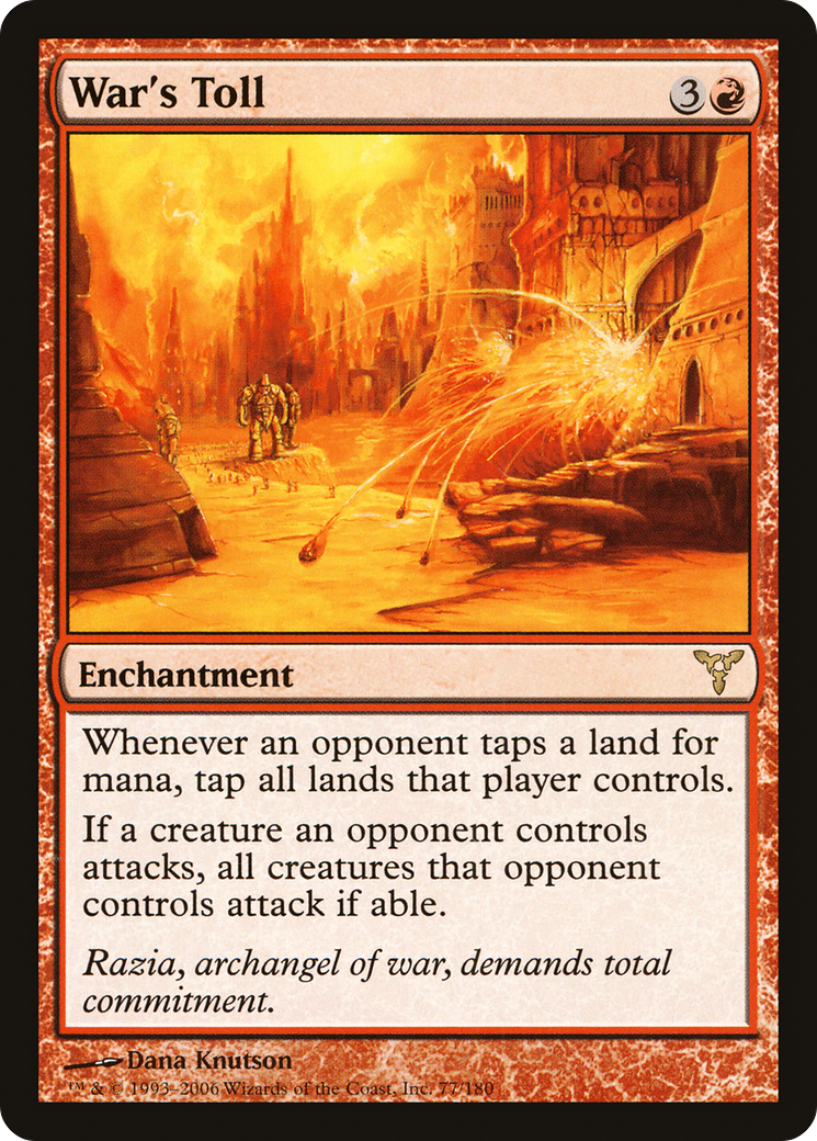 War's Toll (077) Foil - Dissension