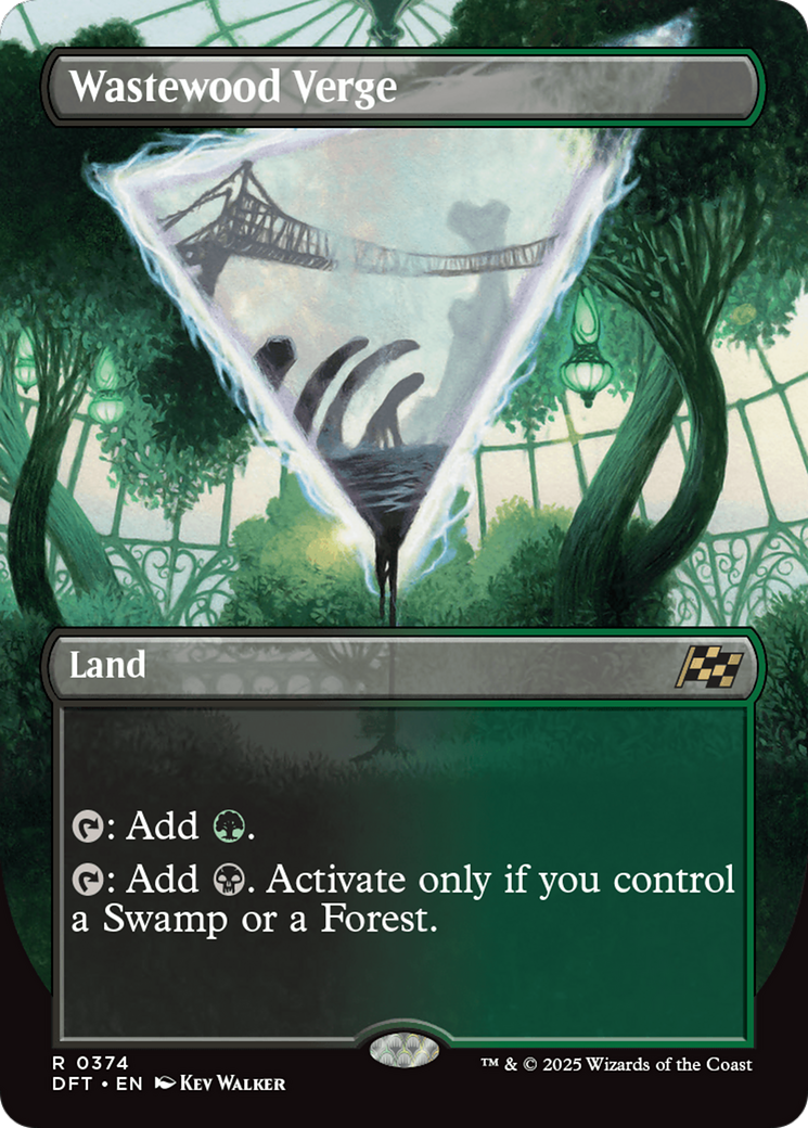 Wastewood Verge (Borderless) (374) Foil - Aetherdrift