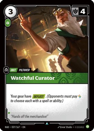 Watchful Curator (037) Foil - Radiance