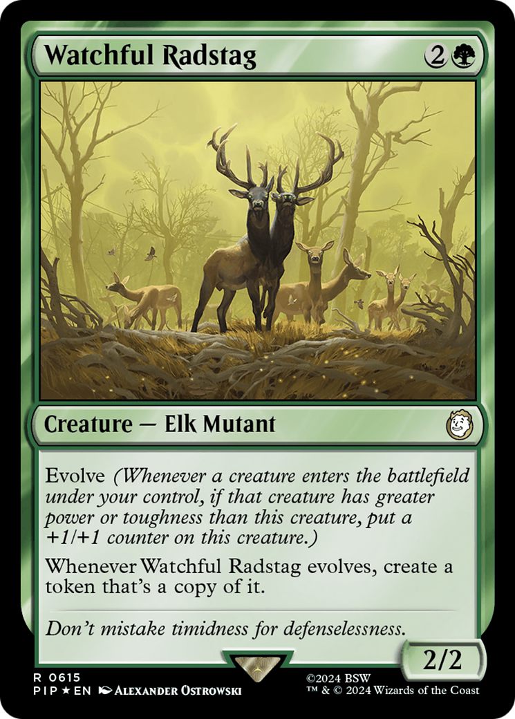 Watchful Radstag (615) Surge Foil - Fallout