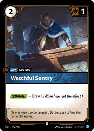 Watchful Sentry (096) Foil - Origins