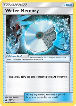 Water Memory (157) Reverse Holofoil - Team Up
